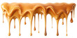 © TingYi - Caramel Cream Drip on Transparent Background for Luxurious Designs. Perfect for: Gourmet desserts, high-end restaurants, culinary arts