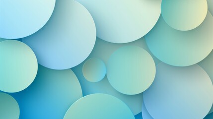 Leinwandbilder - Abstract paper circles design for business banner