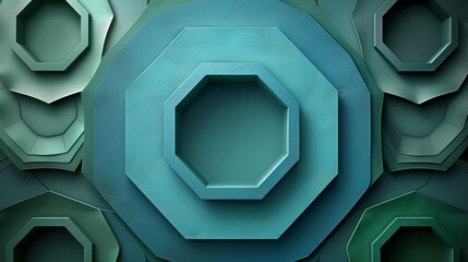 Poster - Geometric hexagon pattern vector illustration for business design concept