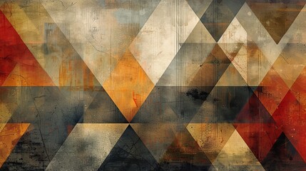 Poster - Aged, textured paper backdrop with dark, patterned grunge overlay