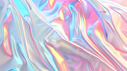 Poster - Pearlescent Background. Hologram Gradient.