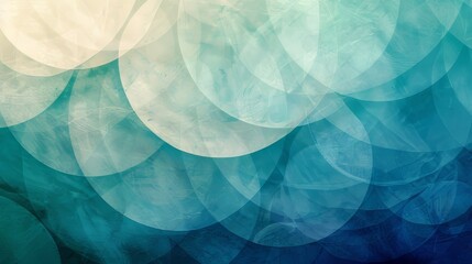 Poster - Fluid digital art with swirling blue lines and energy bursts