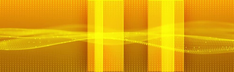 Wall Mural - yellow gradient seamless looped animated background. abstract moves text frame, polygonal border. br