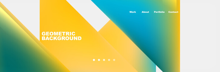 Triangle minimal web site page background design. Vector Illustration For Wallpaper, Banner, Background, Card, Book Illustration, landing page