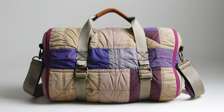 Sports baguette bag isolated on transparent background
