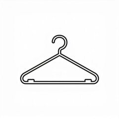 Poster - hanger icon isolated on white