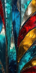 abstract digital glass painting metal theme for backgr background