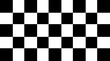 © Iryna Sychova - Pattern of black square and rectangular geometric shapes. Chess pattern. Vector illustration with transparent background