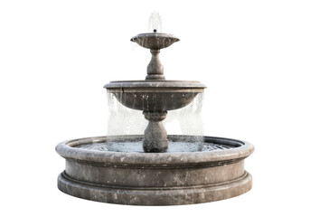 water fountain isolated on transparent background.