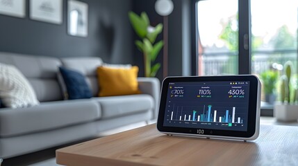 Poster - Smart Home Display with Data Visualization