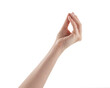 © GCapture - Female hand italian gesture isolated on white