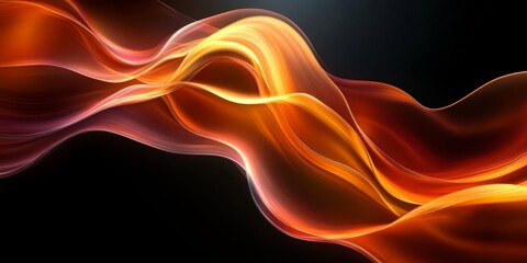 Poster - Gently Fire Wave, Generative AI