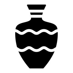 Wall Mural - vase icon 