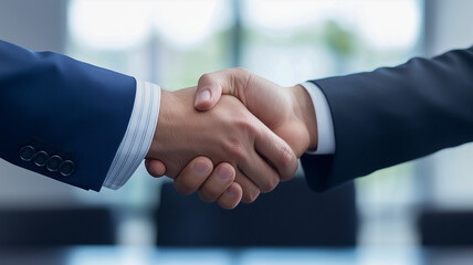 handshake between two businessmen