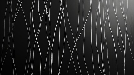 Poster - Abstract black marble texture with white veins.