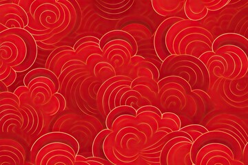 Wall Mural - Chinese new year red backgrounds pattern.