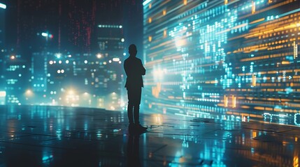 Aufkleber - business goals trends 2024 analytical businessperson planning business growth 2024 strategy digital marketing profit income economy stock market trends and business technical analysis  : Generative AI