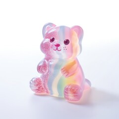 Wall Mural - 3d jelly glitter tiger candy cute toy.