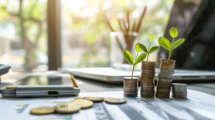 Aufkleber - Target Growth development planning Organizational growth and objectives  marketing strategy planning improving business objectives Target customers Finance and Investment : Generative AI