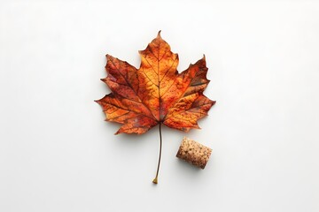 Poster - autumn maple leaves