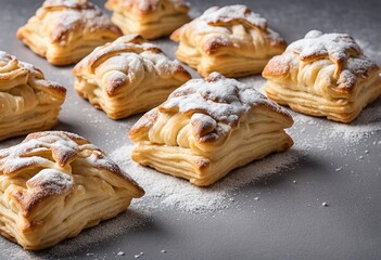 Wall Mural - Delectable Puff Pastry Treats