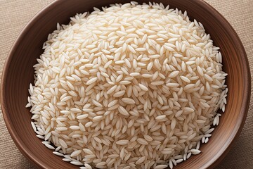 Wall Mural - Uncooked Rice Grains