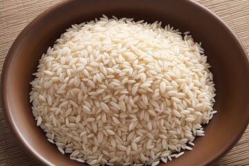 Wall Mural - Uncooked Rice Grains