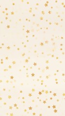 Canvas Print - Tiny gold stars backgrounds confetti pattern.