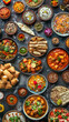 © alfa27 - A table full of food with many different dishes, including a bowl of rice