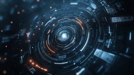 Poster - futuristic high end technology background, tech wallpaper 