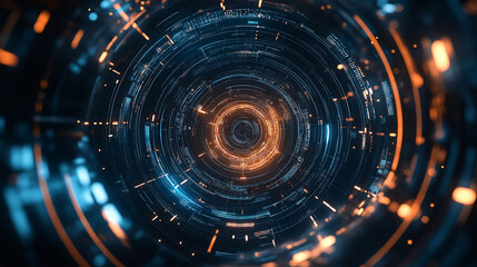 Poster - futuristic high end technology background, tech wallpaper 