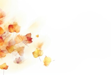 Wall Mural - Autumn leaves backgrounds sunlight plant.