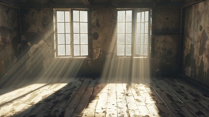 Wall Mural - light windows