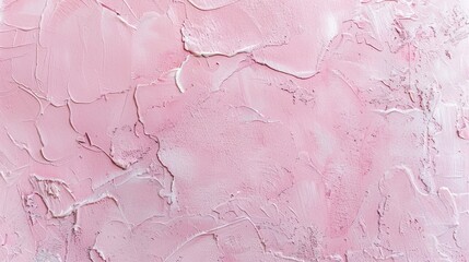 Aufkleber - Vintage light pink stucco wall with abstract painted surface and copy space