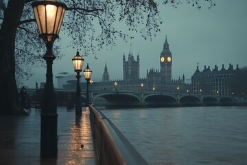 Wall Mural - Traveller's view of London, England