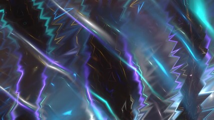 Poster - Abstract background animation with glowing lines