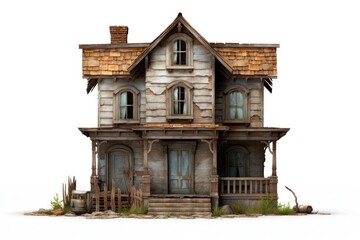 Canvas Print - Old house architecture building cottage.