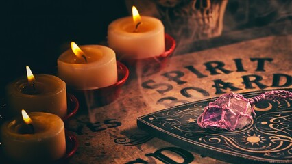 Wall Mural - Witchcraft Spiritual Halloween Game Ouija Board