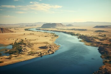 Wall Mural - Nile River river outdoors nature.