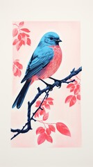 Sticker - Bird cardinal animal finch.