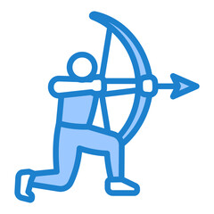 Sticker - Archery Shot Icon