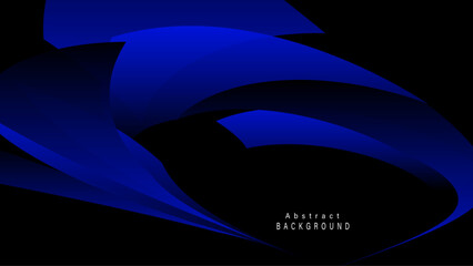 Poster - Gradient blue abstract background