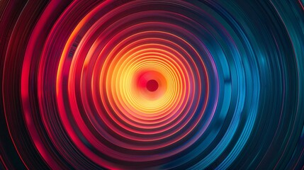 Radiant Circular Gradient Symphony