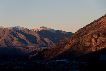 Wall Mural - beautiful mountains view around queenstown, new zealand.
