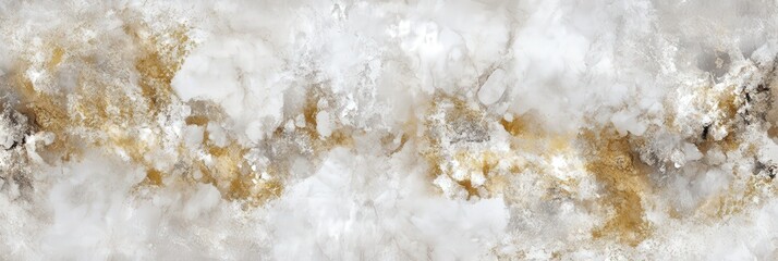 Poster - Abstract Marble Texture with Golden Veins