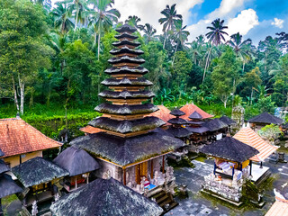 Canvas Print - Pura Kehen in  in Cempaga, Bangli Regency, Bali, Indonesia