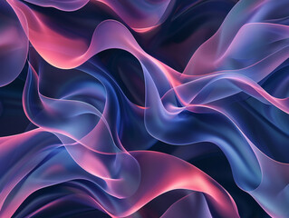 Poster - A colorful, abstract painting with purple, orange, and blue hues. The painting has a sense of movement and energy, with the colors blending and flowing together in a dynamic way