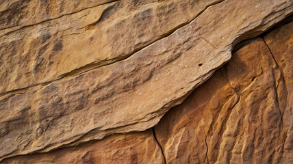 Canvas Print - weathered sandstone with a textured surface and color gradients