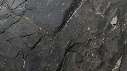 Canvas Print - How about: Close-up of textured brown rock and bark with a natural, abstract pattern