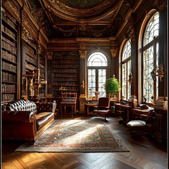 Canvas Print - interior of the church